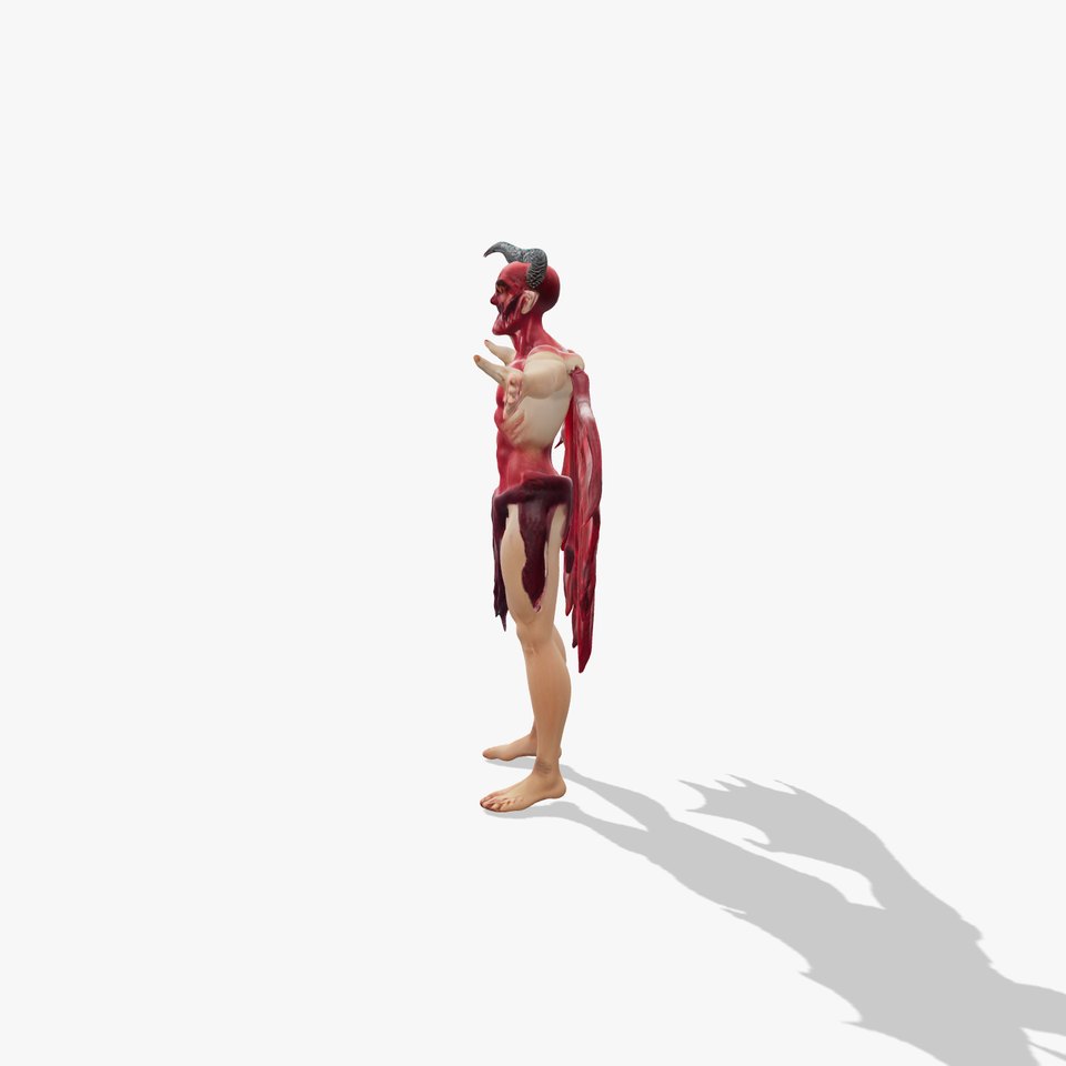 Demonic Creature Model Pack with Detailed Textures